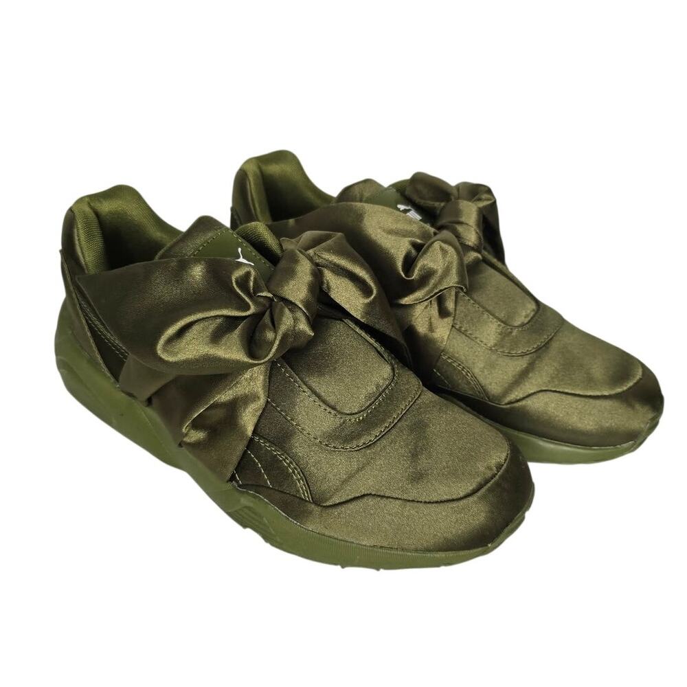 PUMA x FENTY by Rihanna Olive Branch Bow Sneakers US 7